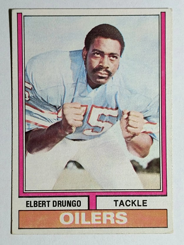 1974 Topps #388 Elbert Drungo RC (EX)
