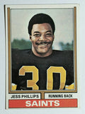 1974 Topps #392 Jess Phillips RC (EX)