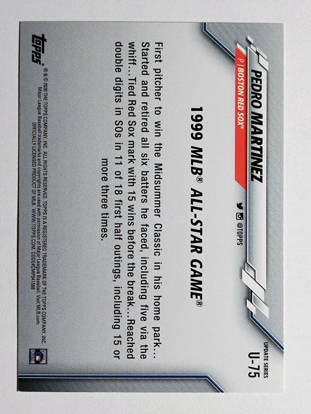 2020 Topps Update #U75 Pedro Martinez AS