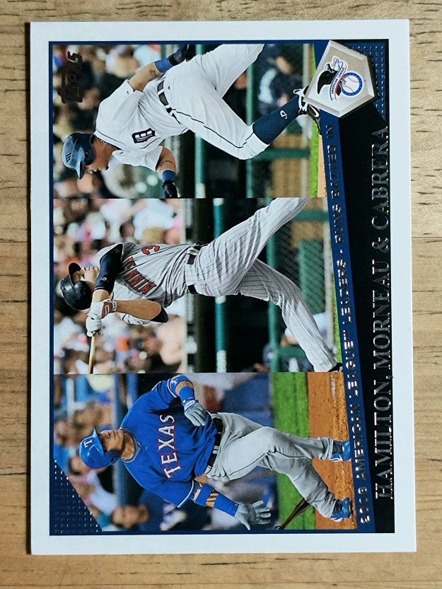 2009 Topps #176 Josh Hamilton/Justin Morneau/Miguel Cabrera LL
