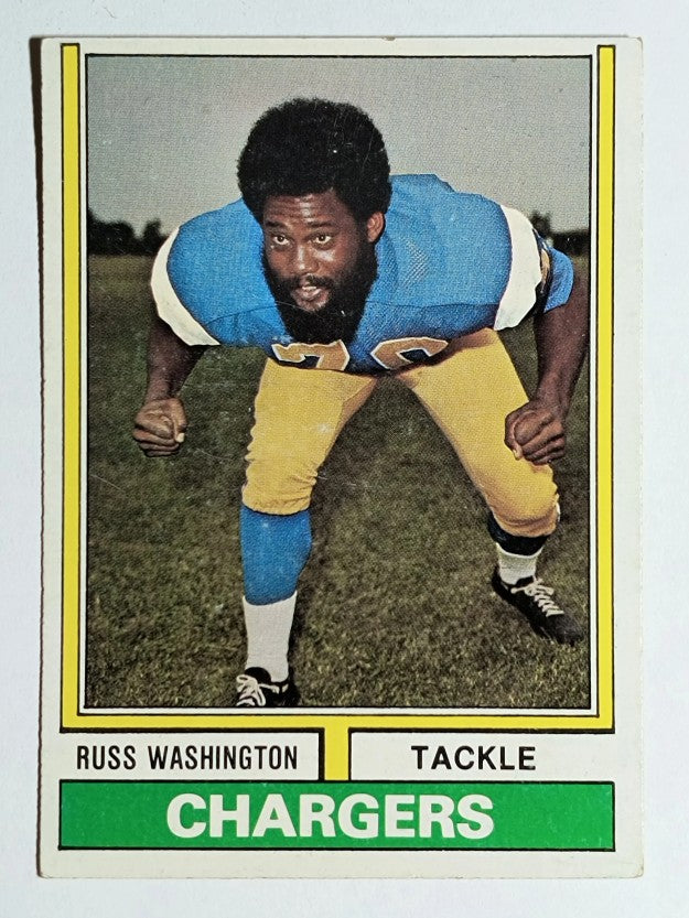 1974 Topps #416 Russ Washington (EX)