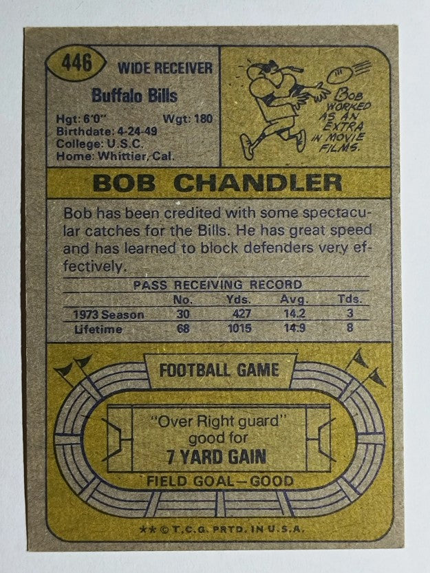 1974 Topps #446 Bob Chandler (EXMT)