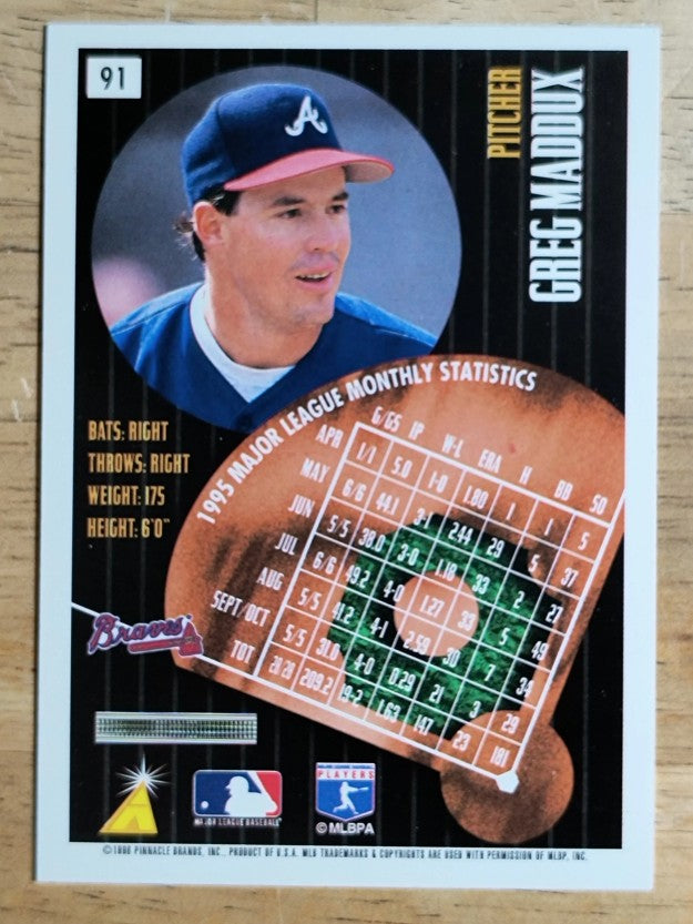 1996 Summit #91 Greg Maddux