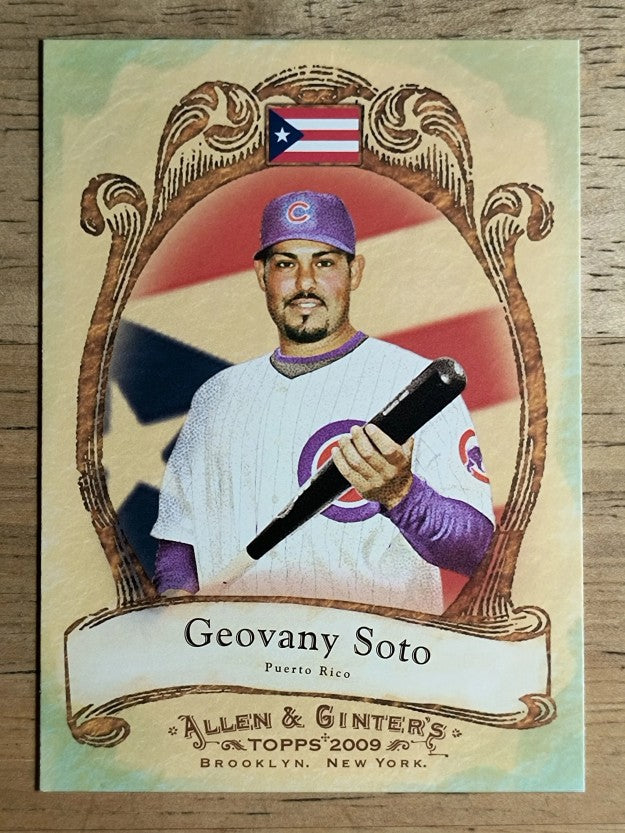 2009 Topps Allen and Ginter National Pride #NP4 Geovany Soto