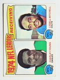 1975 Topps #3 Receiving Leaders/Charle Young/Lydell Mitchell (EX)