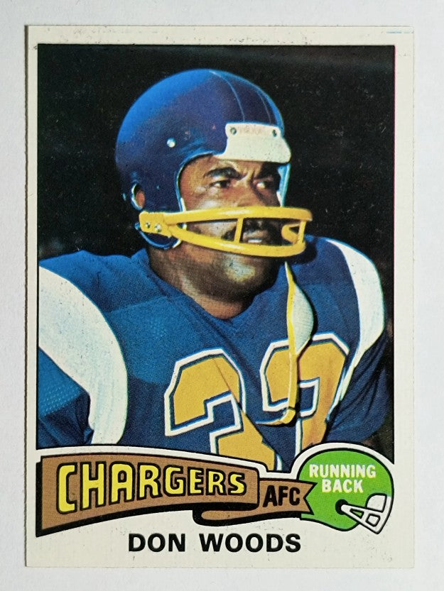 1975 Topps #10 Don Woods RC (EXMT)