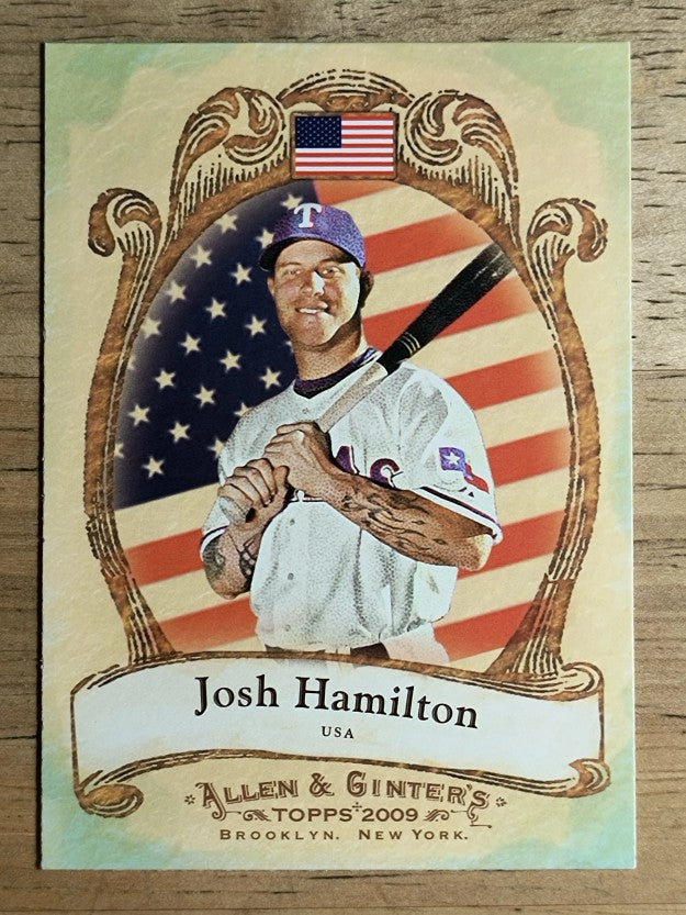 2009 Topps Allen and Ginter National Pride #NP71 Josh Hamilton