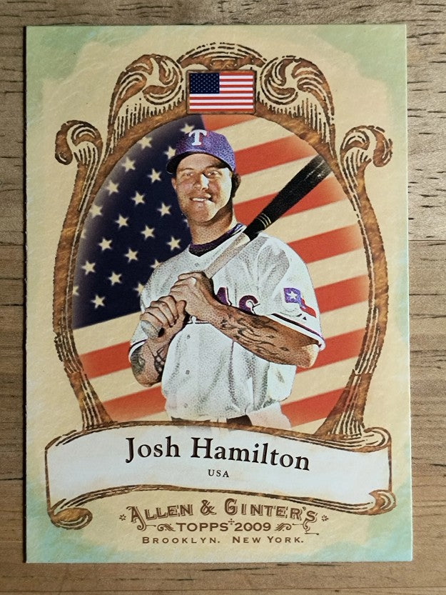 2009 Topps Allen and Ginter National Pride #NP71 Josh Hamilton