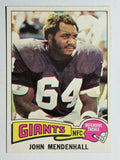 1975 Topps #29 John Mendenhall (EX)