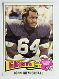 1975 Topps #29 John Mendenhall (EXMT)