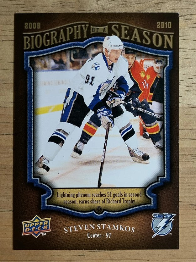 2009-10 Upper Deck Biography of a Season #BOS29 Steven Stamkos