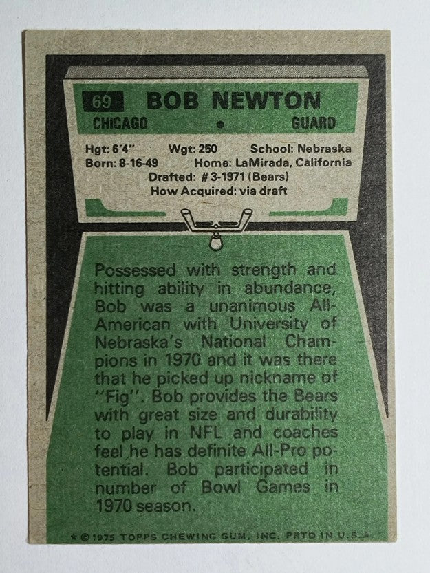 1975 Topps #69 Bob Newton (EX)
