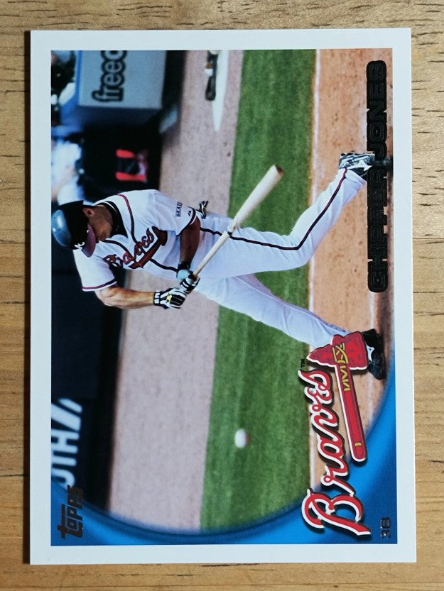 2010 Topps #652A Chipper Jones