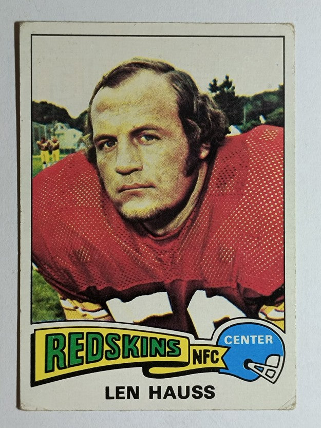 1975 Topps #134 Len Hauss (VGEX)