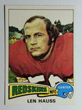 1975 Topps #134 Len Hauss (EX)