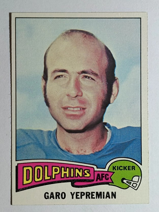 1975 Topps #140 Garo Yepremian (EXMT)