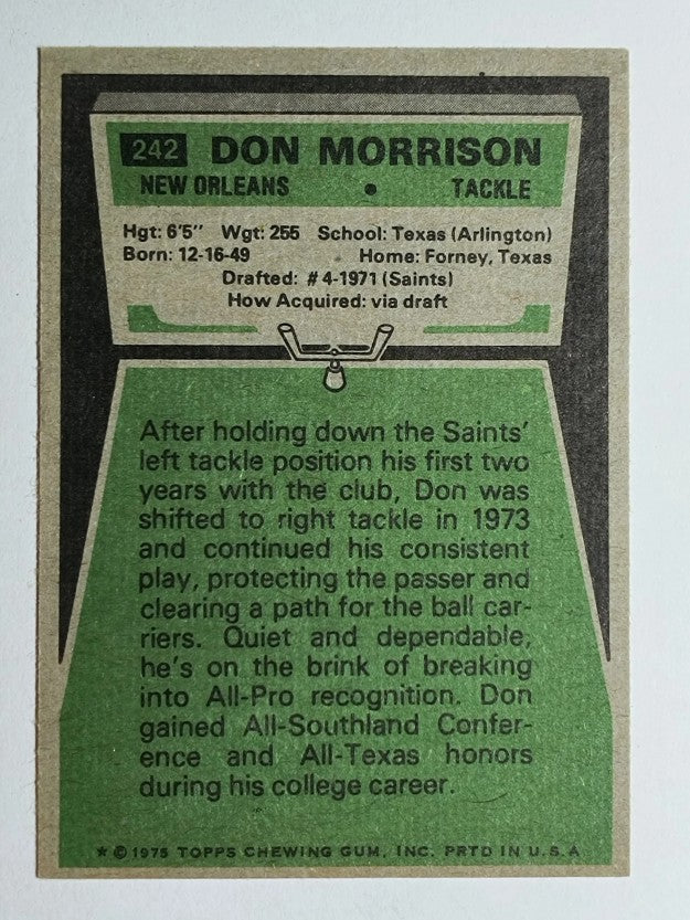 1975 Topps #242 Don Morrison (NM)