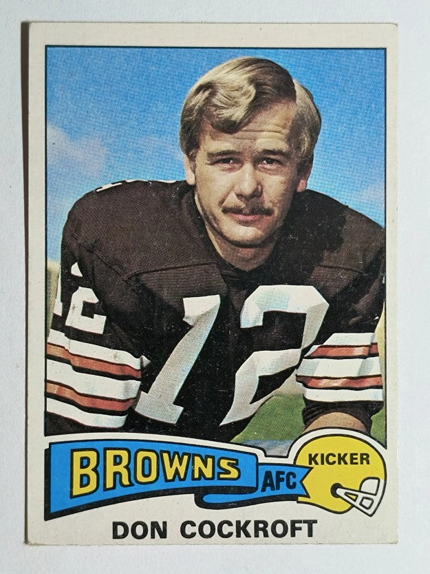 1975 Topps #244 Don Cockroft (VGEX)