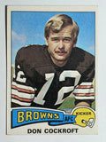 1975 Topps #244 Don Cockroft (VGEX)