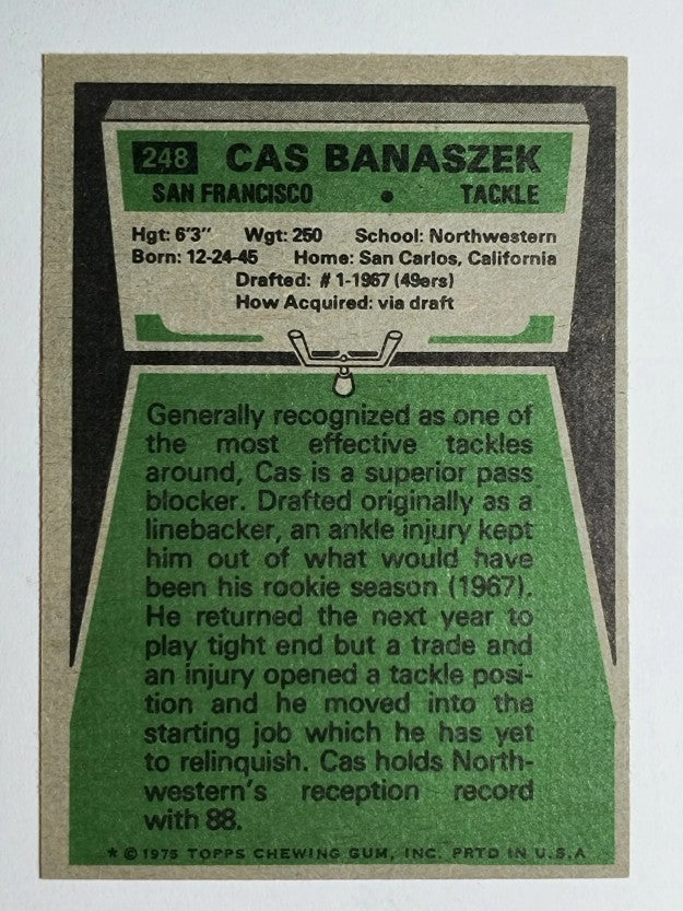 1975 Topps #248 Cas Banaszek (EXMT)