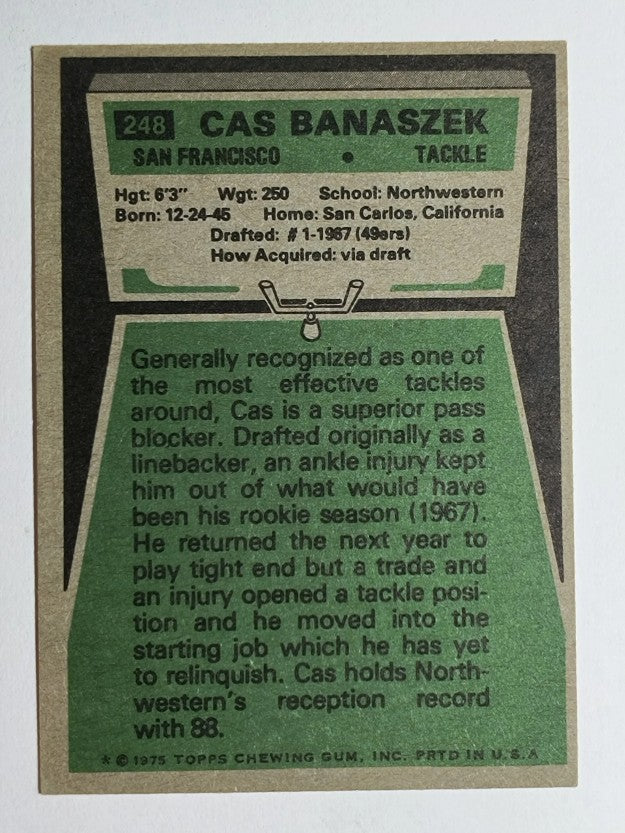 1975 Topps #248 Cas Banaszek (EXMT)