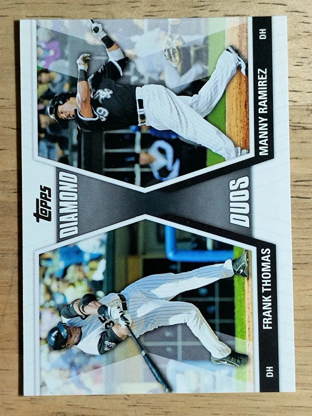 2011 Topps Diamond Duos #TR Frank Thomas/Manny Ramirez