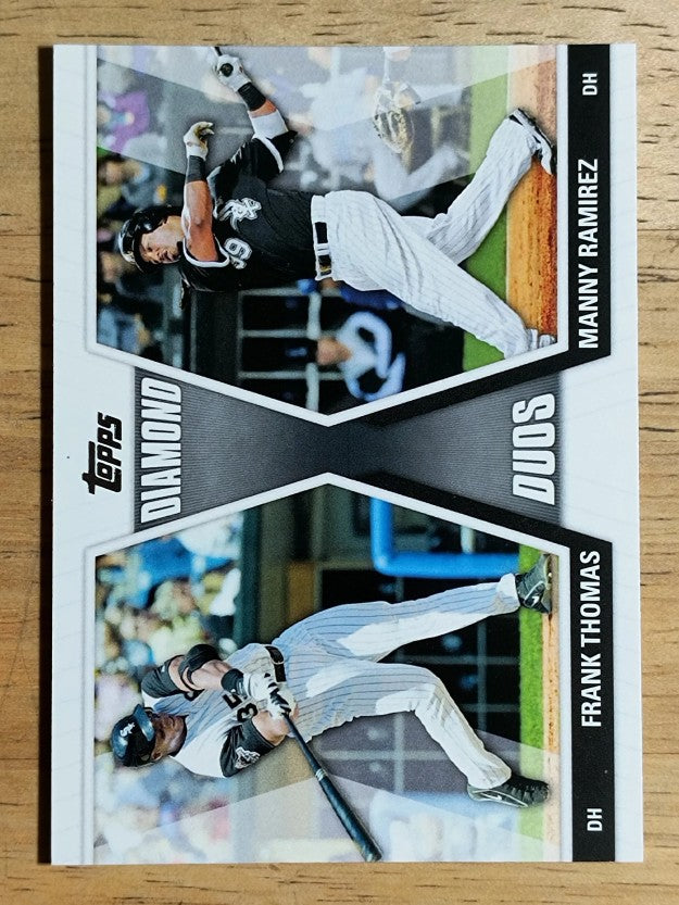 2011 Topps Diamond Duos #TR Frank Thomas/Manny Ramirez