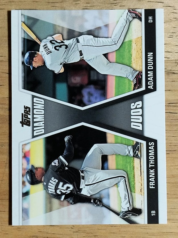 2011 Topps Diamond Duos Series 2 #DD7 Frank Thomas/Adam Dunn