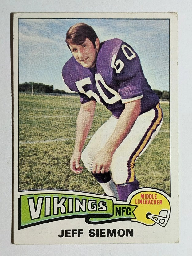 1975 Topps #268 Jeff Siemon (EX)