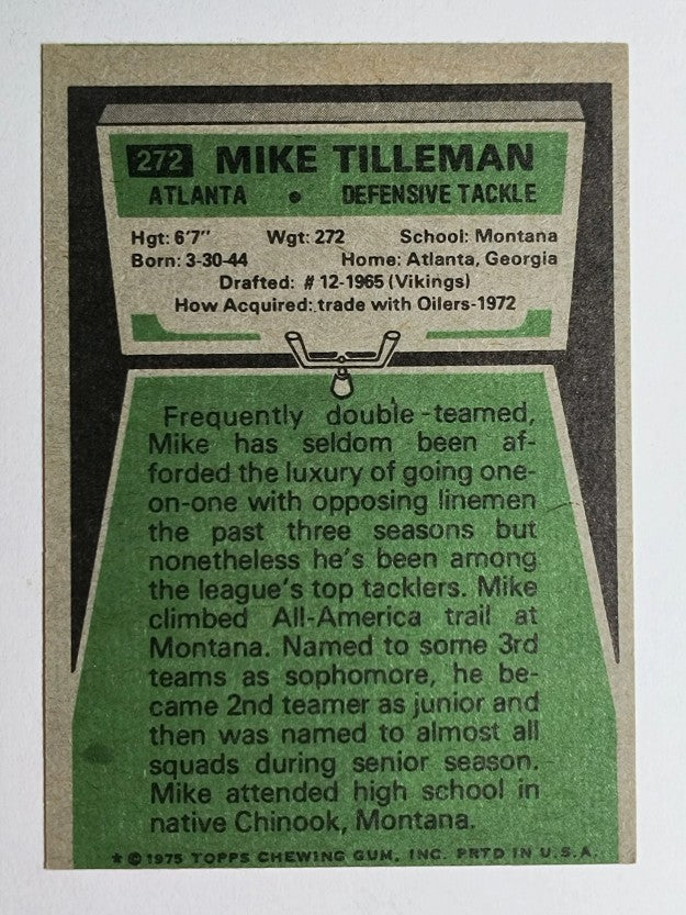 1975 Topps #272 Mike Tilleman (EXMT)