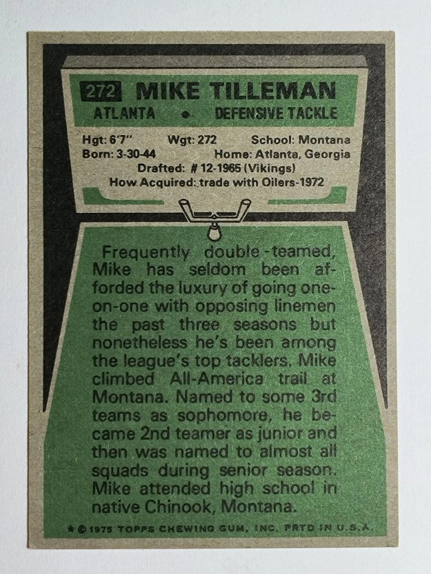 1975 Topps #272 Mike Tilleman (EXMT)