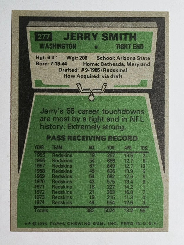 1975 Topps #277 Jerry Smith (EXMT)