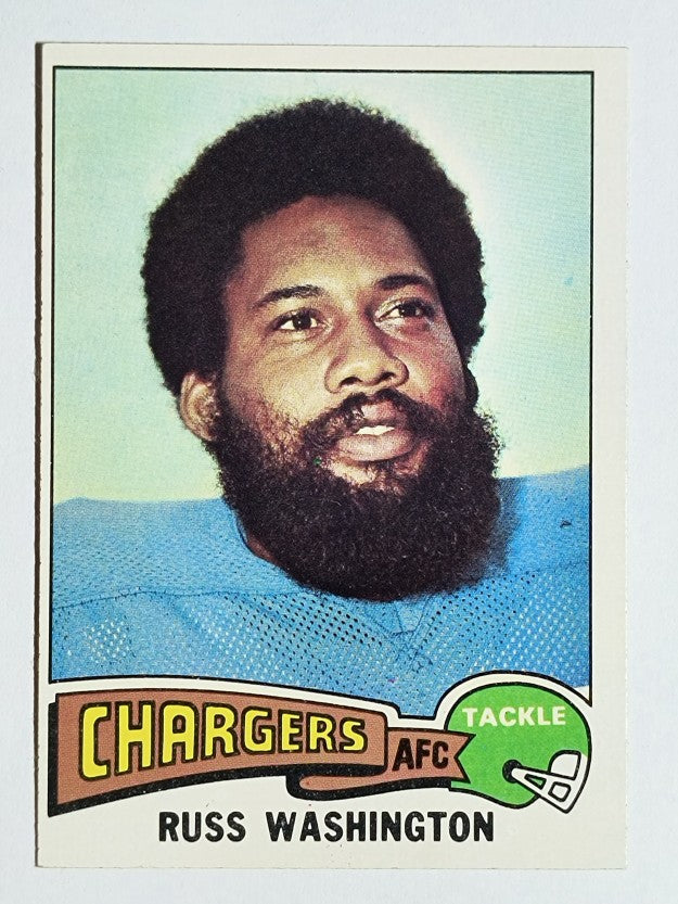 1975 Topps #335 Russ Washington (EXMT)