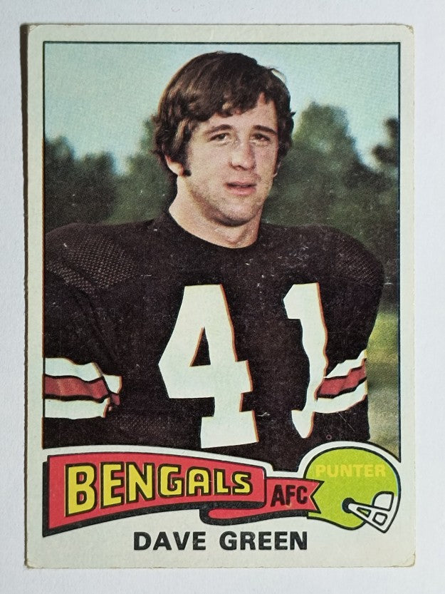 1975 Topps #394 Dave Green RC (VG)