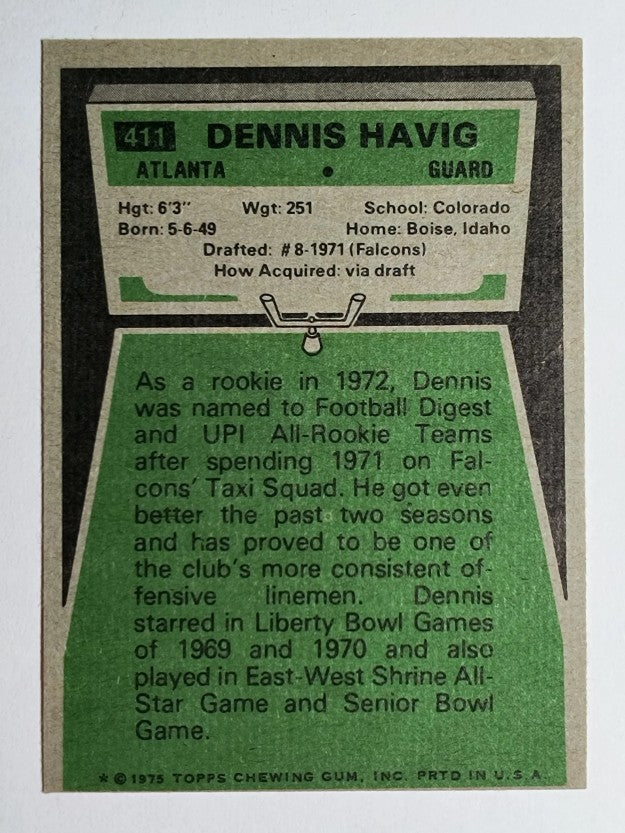 1975 Topps #411 Dennis Havig (EXMT)