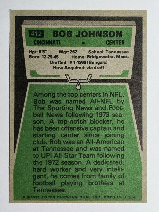 1975 Topps #412 Bob Johnson (EXMT)