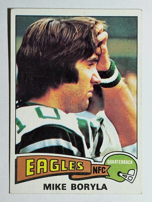 1975 Topps #417 Mike Boryla RC (VGEX)
