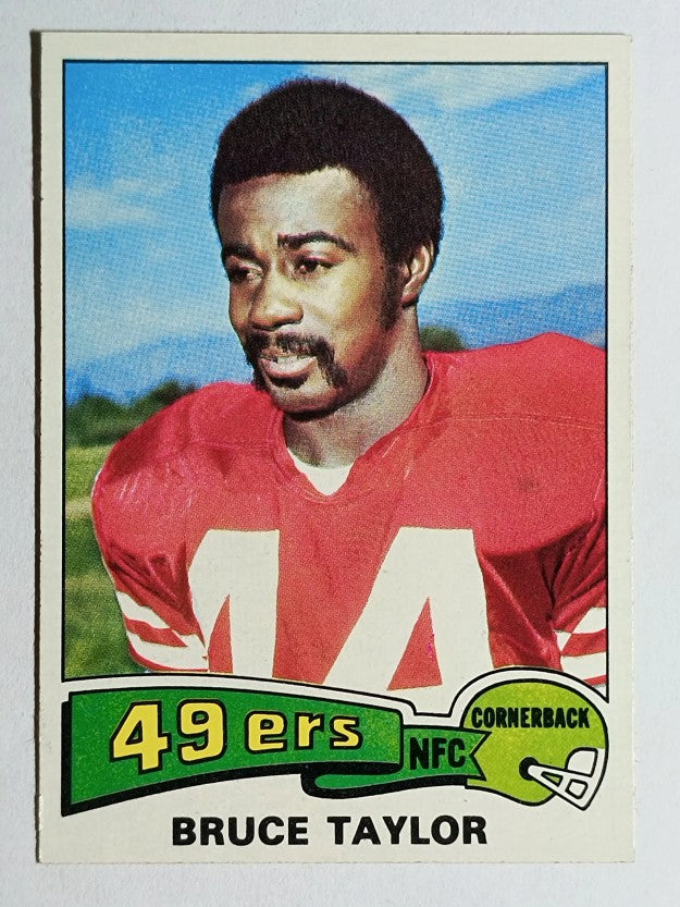 1975 Topps #418 Bruce Taylor (NM)