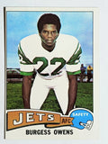 1975 Topps #424 Burgess Owens (EX)