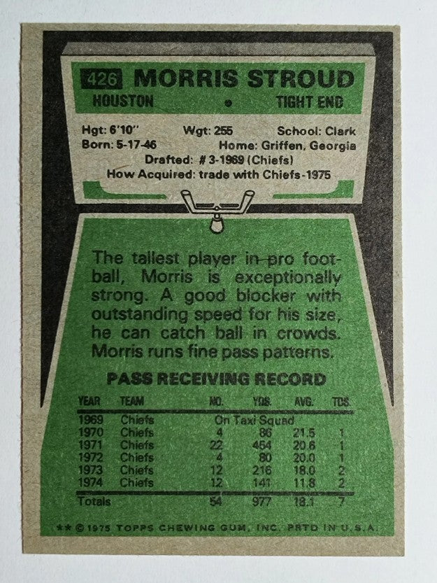 1975 Topps #426 Morris Stroud (EXMT)