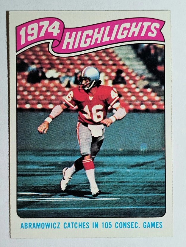 1975 Topps #452 Dan Abramowicz HL (NM)