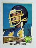 1975 Topps #486 Bo Matthews RC (EXMT)