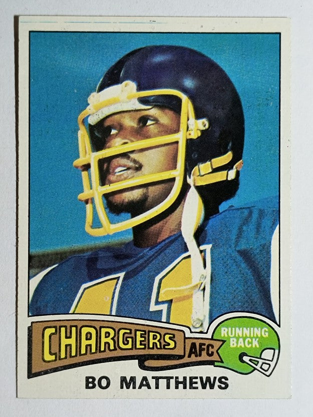 1975 Topps #486 Bo Matthews RC (EXMT)
