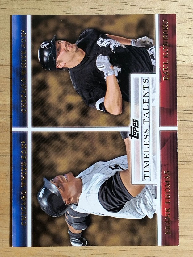 2012 Topps Timeless Talents #TT7 Frank Thomas/Paul Konerko