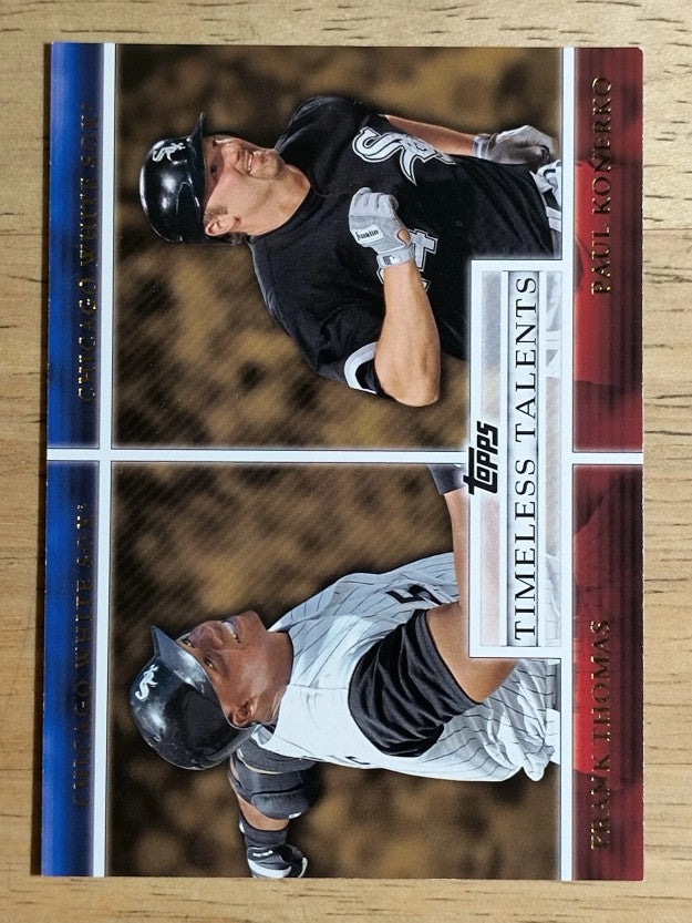 2012 Topps Timeless Talents #TT7 Frank Thomas/Paul Konerko