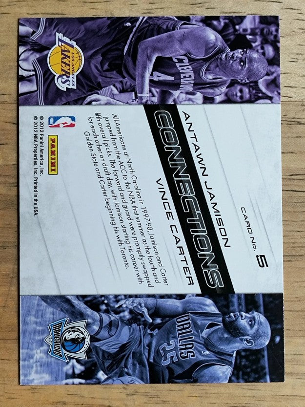 2012-13 Prestige Connections #5 Vince Carter/Antawn Jamison