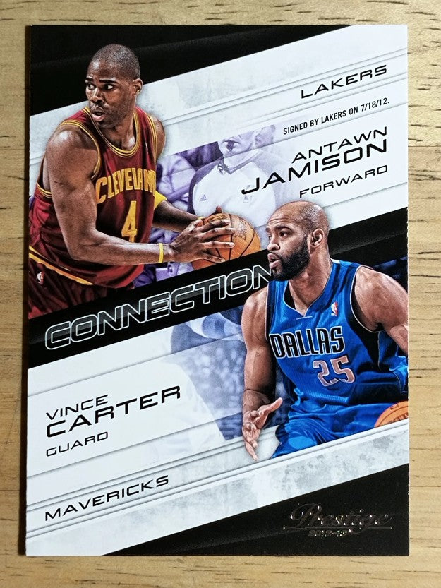 2012-13 Prestige Connections #5 Vince Carter/Antawn Jamison