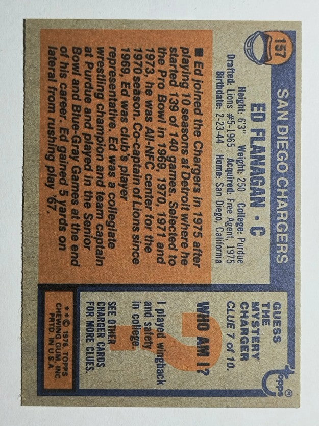1976 Topps #157 Ed Flanagan (NM)