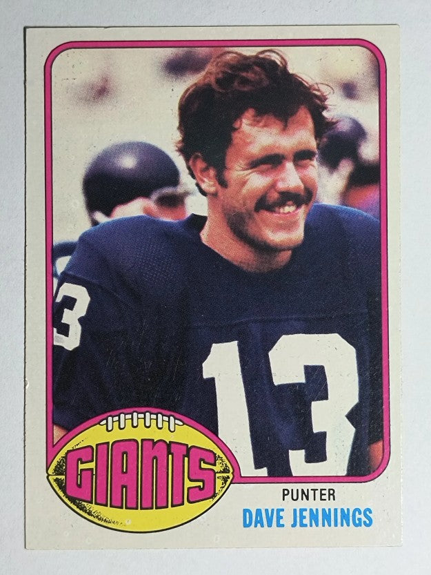 1976 Topps #183 Dave Jennings RC (EXMT)