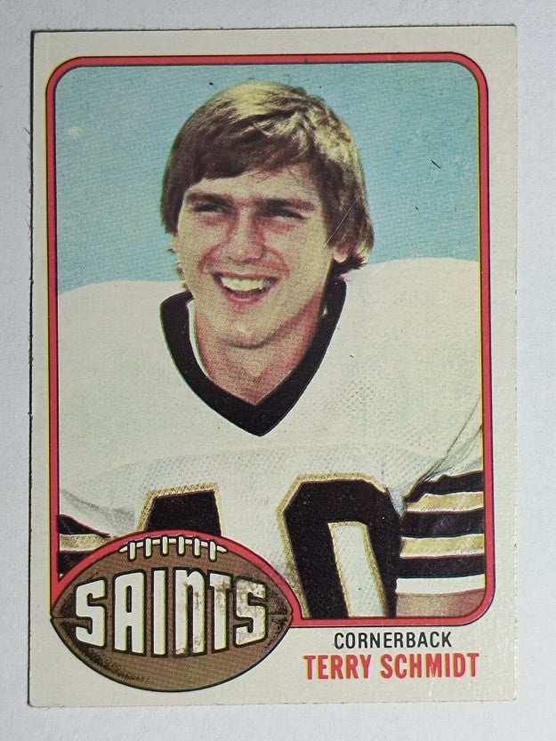1976 Topps #247 Terry Schmidt RC (EX)